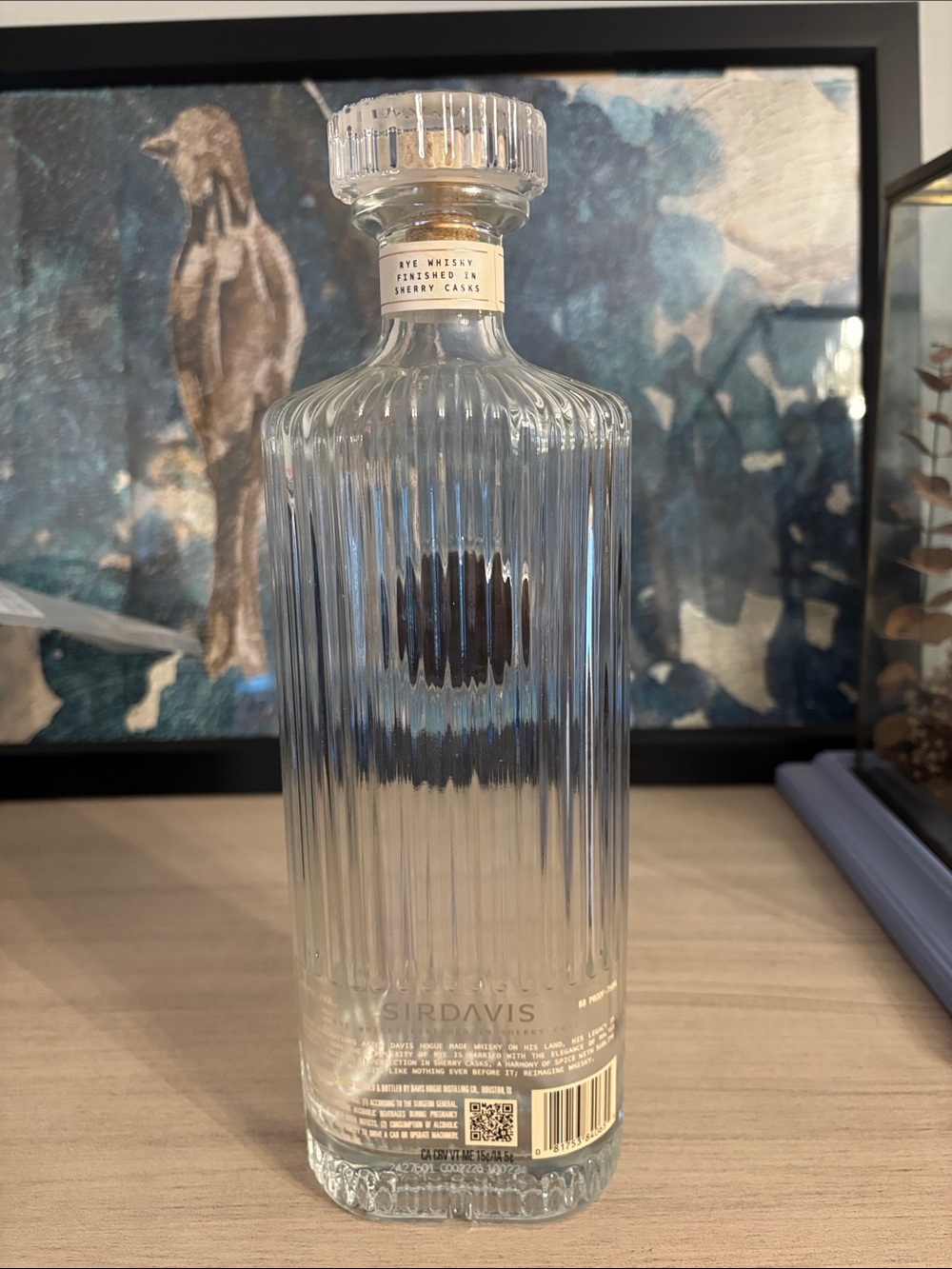Sir Davis | Kitchen | Empty Sir Davis Glass Bottle | Poshmark
